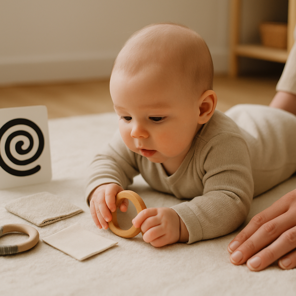Sinneswahrnehmung fördern: Frühförderung mit Babyartikeln